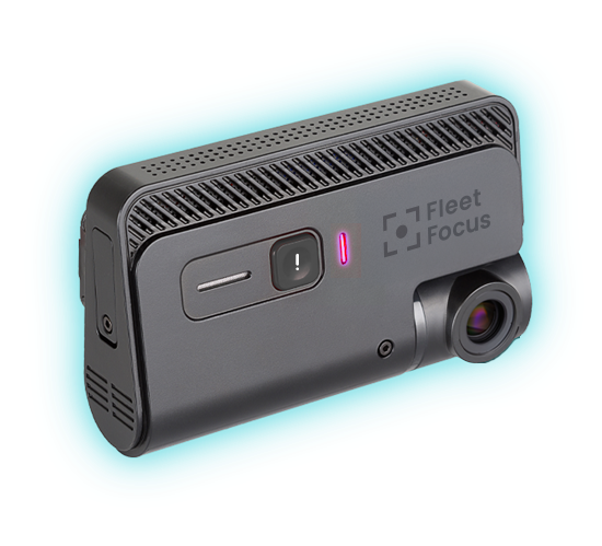 Fleet Focus AI-powered dashcam providing real-time driver monitoring.