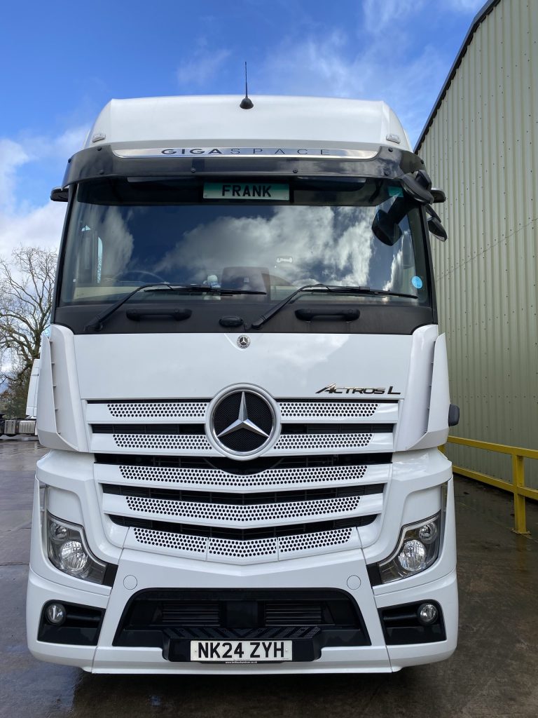 Advanced Proteins HGV fitted with Fleet Focus AI-powered fleet safety technology.